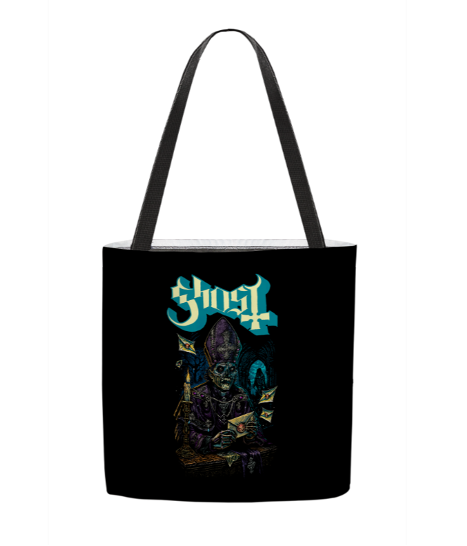 GHOST 'PAPA V PERPETUA LETTERS' TOTE BAG