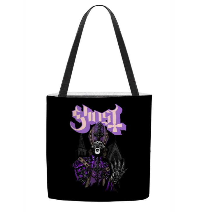 GHOST 'PAPA V PERPETUA PURPLE' TOTE BAG