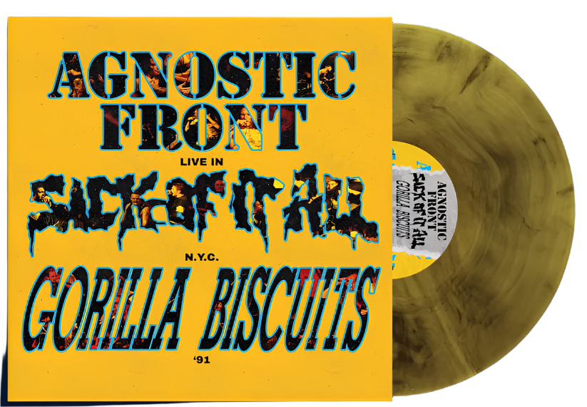 AGNOSTIC FRONT/GORILLA BISCUITS/SICK OF IT ALL 'LIVE IN N.Y.C. '91' LP (Galaxy Vinyl)