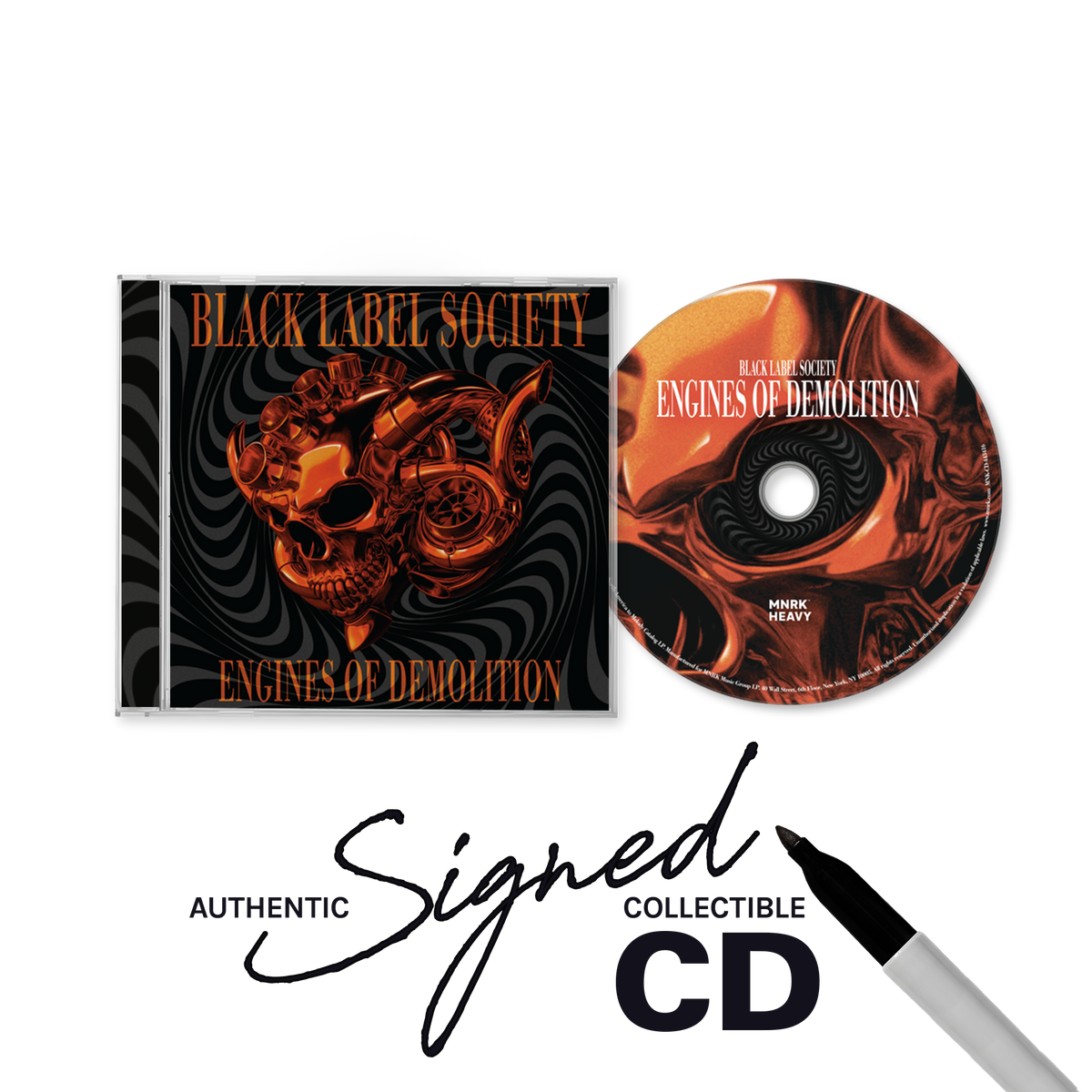 BLACK LABEL SOCIETY 'ENGINES OF DEMOLITION' CD (SIGNED)