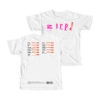 DIIV 'ZIRP!' WHITE T-SHIRT