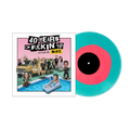 NOFX ‘40 YEARS OF F*CKIN' UP: SOUNDTRACK’ LP (Exclusive – Limited to 500, Pink Inside Turquoise Vinyl)