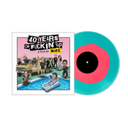 NOFX ‘40 YEARS OF F*CKIN' UP: SOUNDTRACK’ LP (Exclusive – Limited to 500, Pink Inside Turquoise Vinyl)