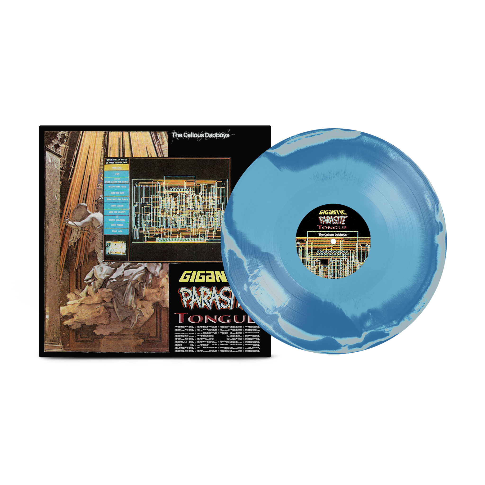 THE CALLOUS DAOBOYS ‘GIGANTIC PARASITE TONGUE/WATCHING US KISS’ 10" (Exclusive – Limited to 200, Frostbite Glass Vinyl)