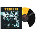 TERROR ‘LIVE AT CBGB 2004’ LP (Limited Edition – Only 600 made, Black, White & Yellow 3-Way Split Vinyl)