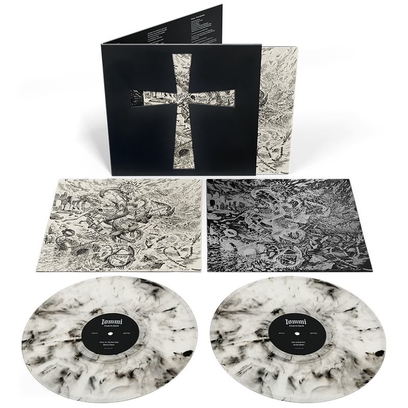 TONY IOMMI ‘FROM THE DARK’ 2LP (Exclusive – White & Black Marble Vinyl)