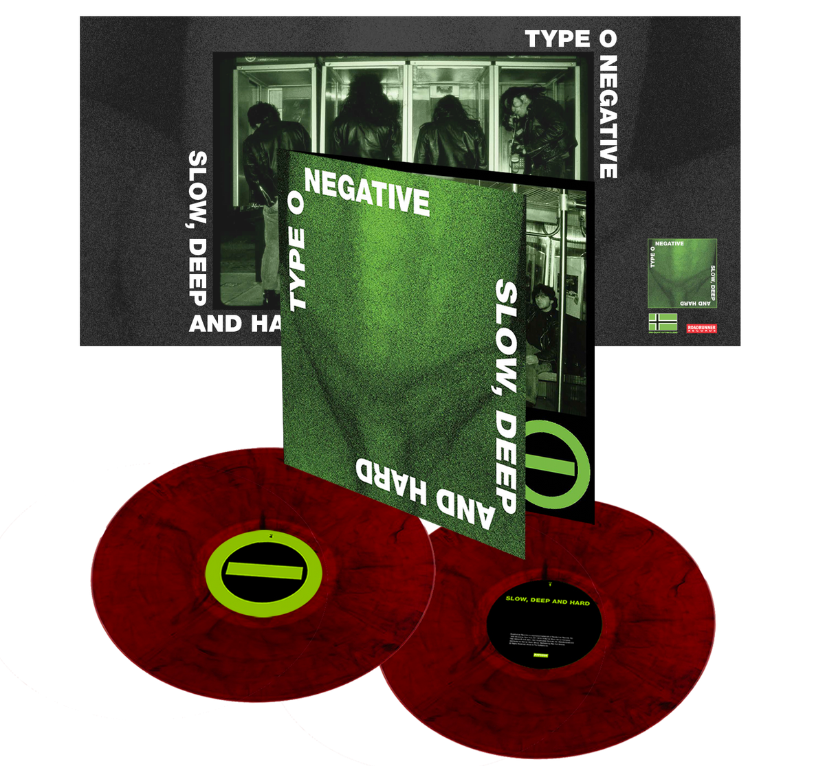 TYPE O NEGATIVE 'SLOW, DEEP & HARD' 2LP (Limited Edition ' Only 500 Made, Blood Red Marble Vinyl)