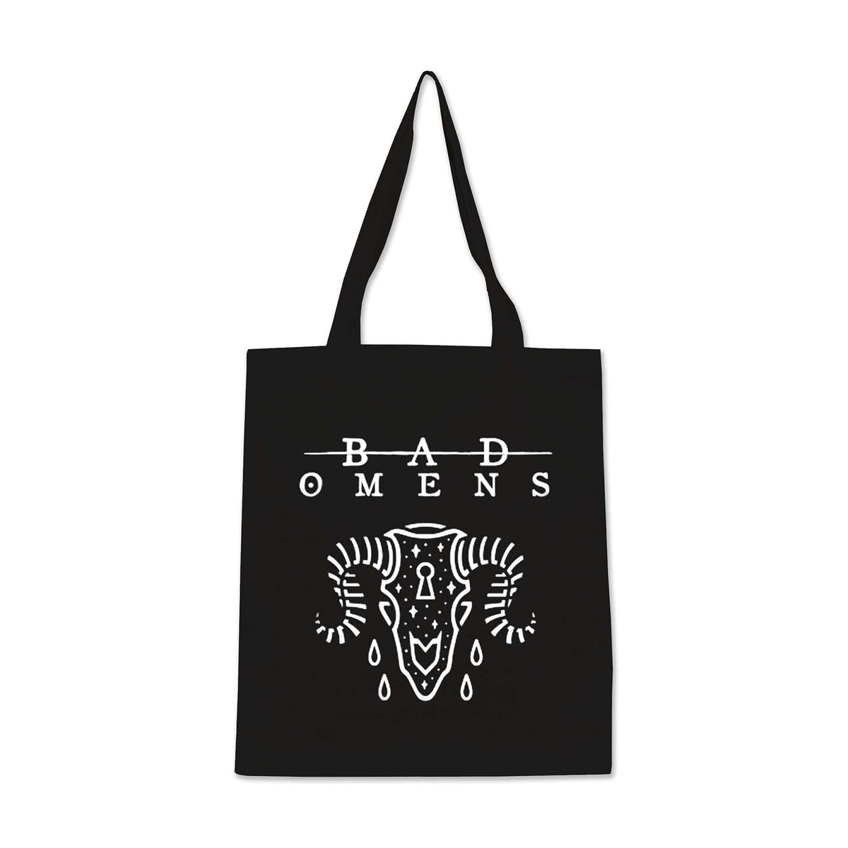 BAD OMENS 'RAMSKULL' TOTE BAG