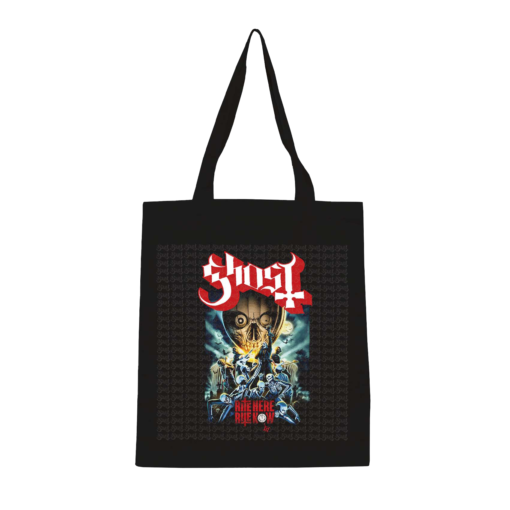 GHOST 'RITE HERE, RITE NOW' TOTE BAG