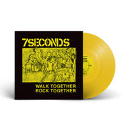7SECONDS 'WALK TOGETHER, ROCK TOGETHER' LP (Deluxe Edition, Yellow Vinyl)
