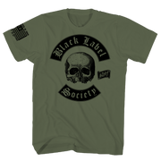 BLACK LABEL SOCIETY GREEN FLAG F/B T-SHIRT