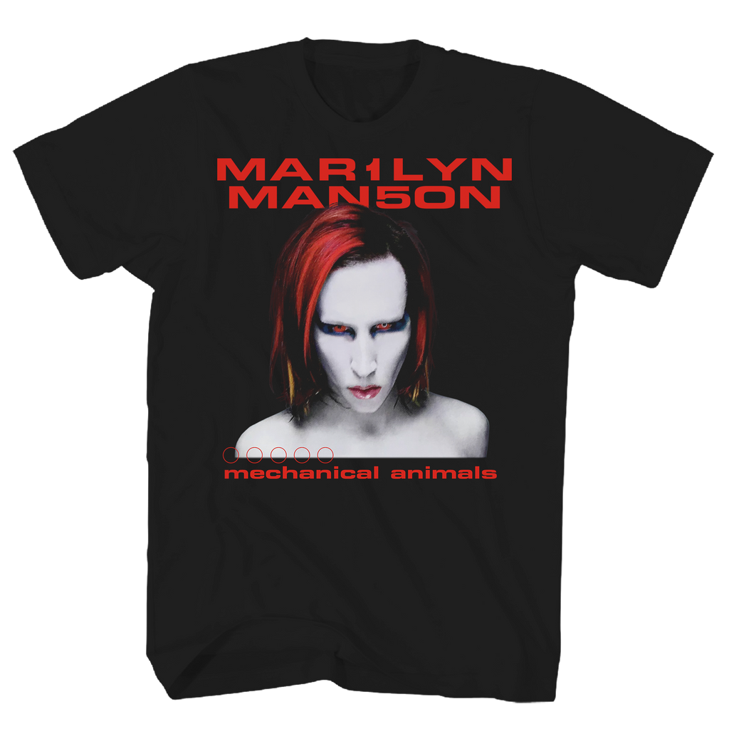 MARILYN MANSON MECHANICAL ANIMALS BLACK T-SHIRT