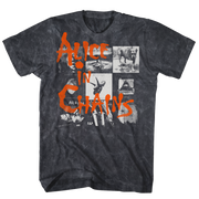 ALICE IN CHAINS ALBUM COVERS BLACK MINERAL WASH T-SHIRT
