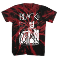 BLACK VEIL BRIDES BLODDY ANDY BLACK/RED SPIRAL WASH T-SHIRT