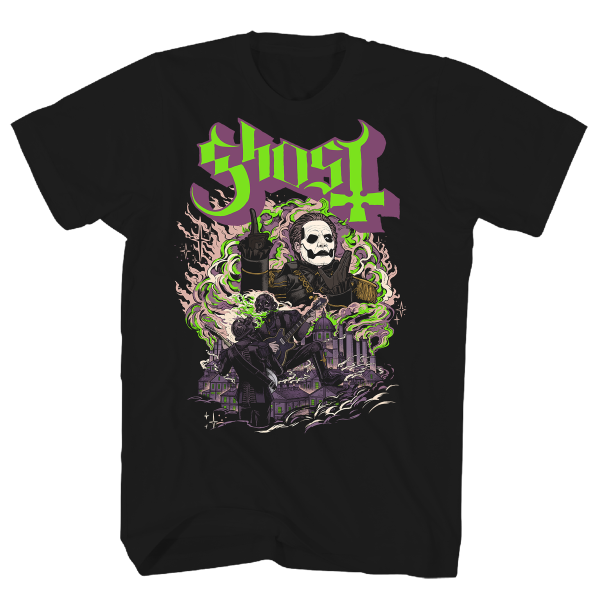 GHOST FOG BLACK T-SHIRT