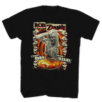 ROB ZOMBIE BORN TO GO INSANE BLACK T-SHIRT