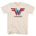 WEEZER LOGO NATURAL T-SHIRT