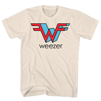 WEEZER LOGO NATURAL T-SHIRT