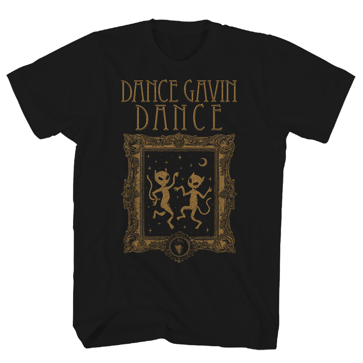 DANCE GAVIN DANCE FRAME BLACK T-SHIRT