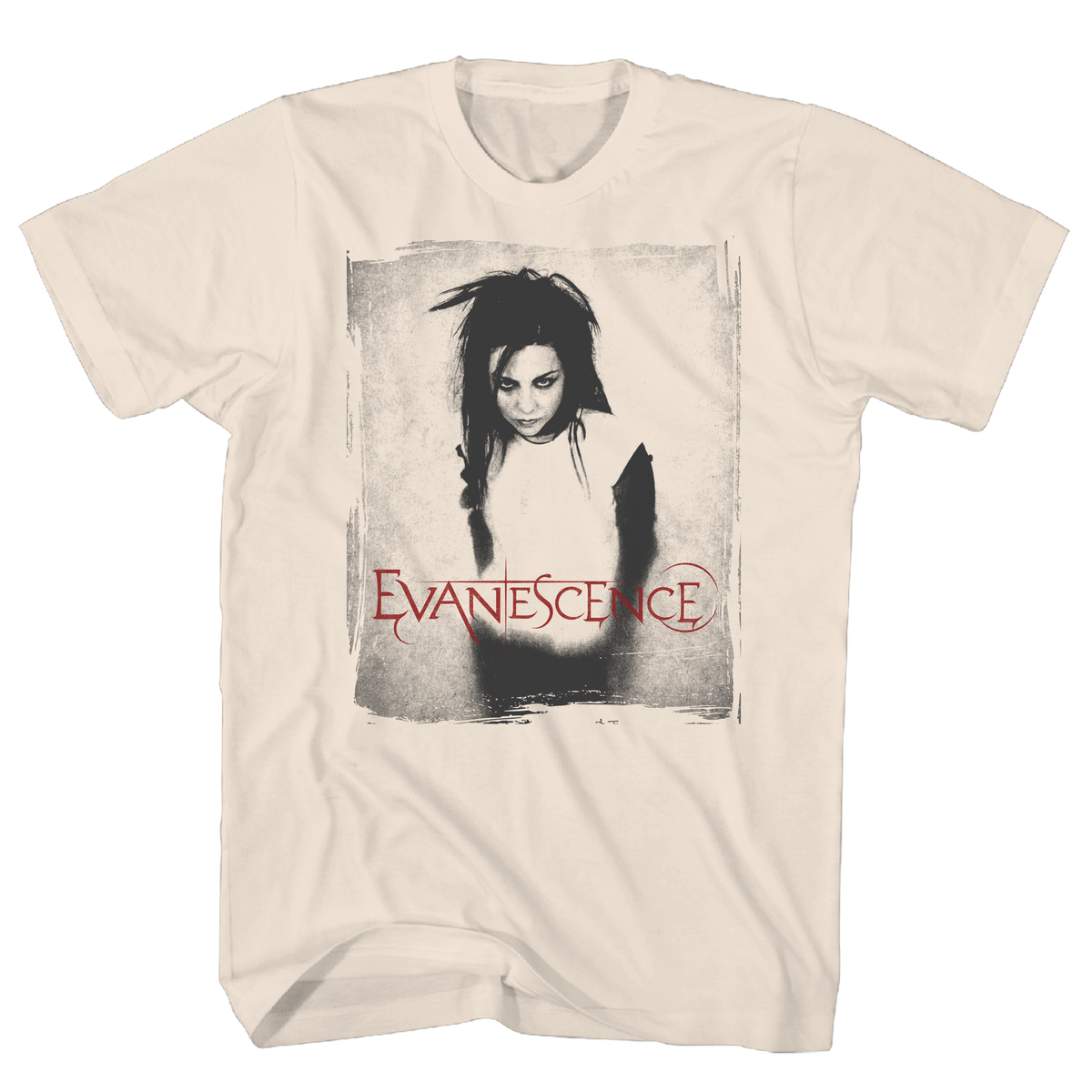 EVANESCENCE BRUSHED PHOTO NATURAL T-SHIRT