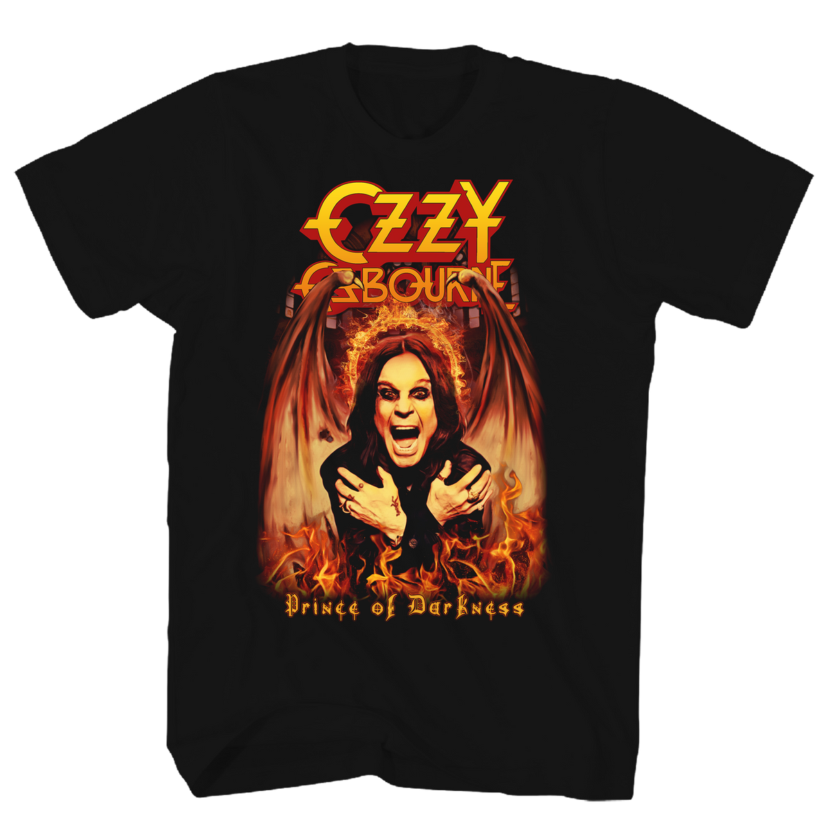 OZZY OSBORNE DEMON WINGS BLACK T-SHIRT