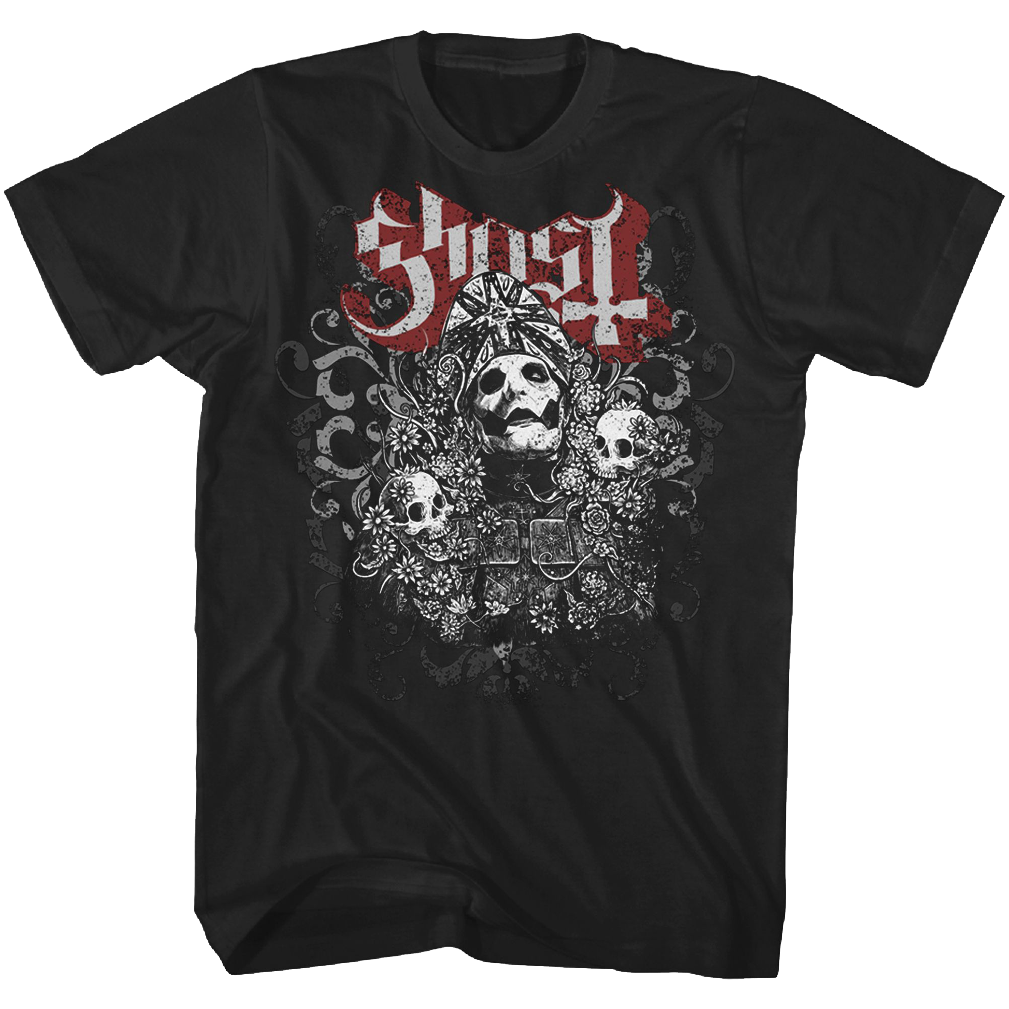 GHOST PAPA FACES T-SHIRT