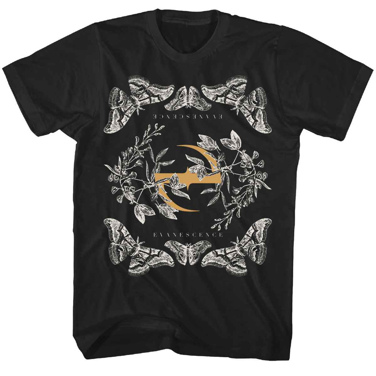 EVANESCENCE "EVANESCENCE BUTTERFLY LOGO" T-SHIRT