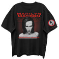MARILYN MANSON MECHANICAL ANIMAL FRT/SLV LIMO BLACK ENZYME WASH T-SHIRT/GIANT VINTAGE T-SHIRT