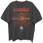 GODSMACK, GREATEST HITS PLAY LIST VINTAGE BLACK ENZYME WASH T-SHIRT/GIANT VINTAGE T-SHIRT