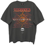 GODSMACK, GREATEST HITS PLAY LIST VINTAGE BLACK ENZYME WASH T-SHIRT/GIANT VINTAGE T-SHIRT