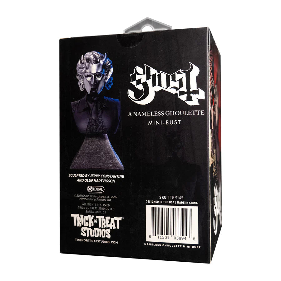 GHOST HOLIDAY HORRORS NAMELESS GHOULETTE MINI BUST ORNAMENT