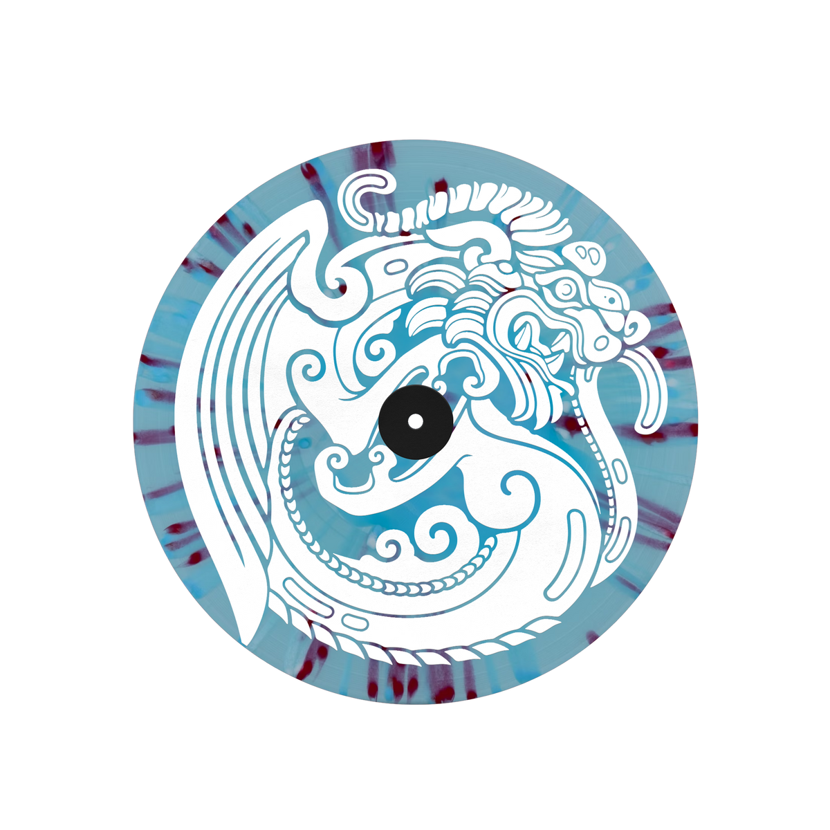 THE HU ‘HUN’ 2LP (Exclusive – Limited to 300, Blue w/ Red & White Splatter Vinyl)