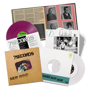 7SECONDS 'NEW WIND / CHANGE IN MY HEAD' 2LP (Purple/Clear Vinyl)