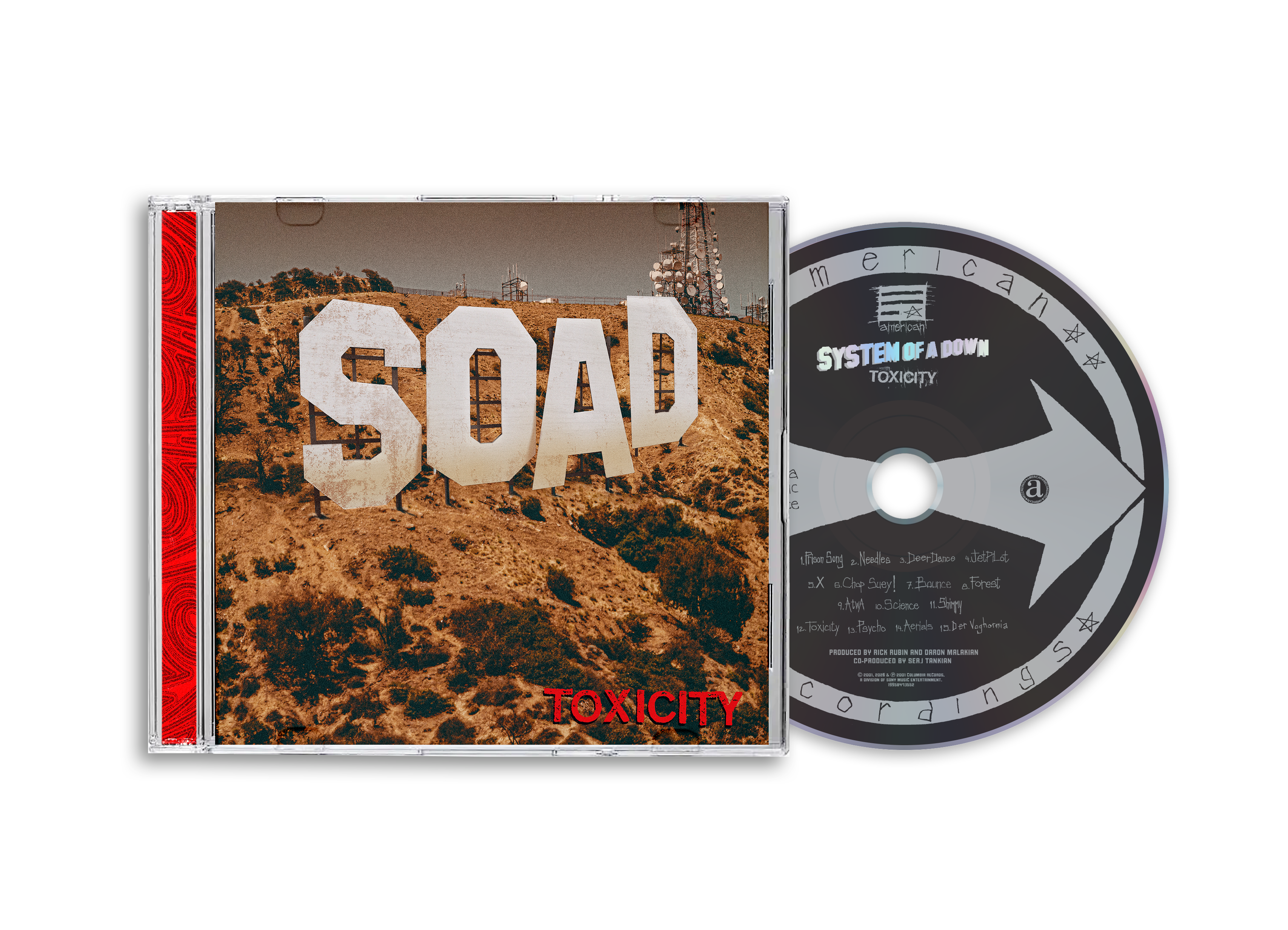 SYSTEM OF A DOWN ‘TOXICITY’ 25TH ANNIVERSARY CD