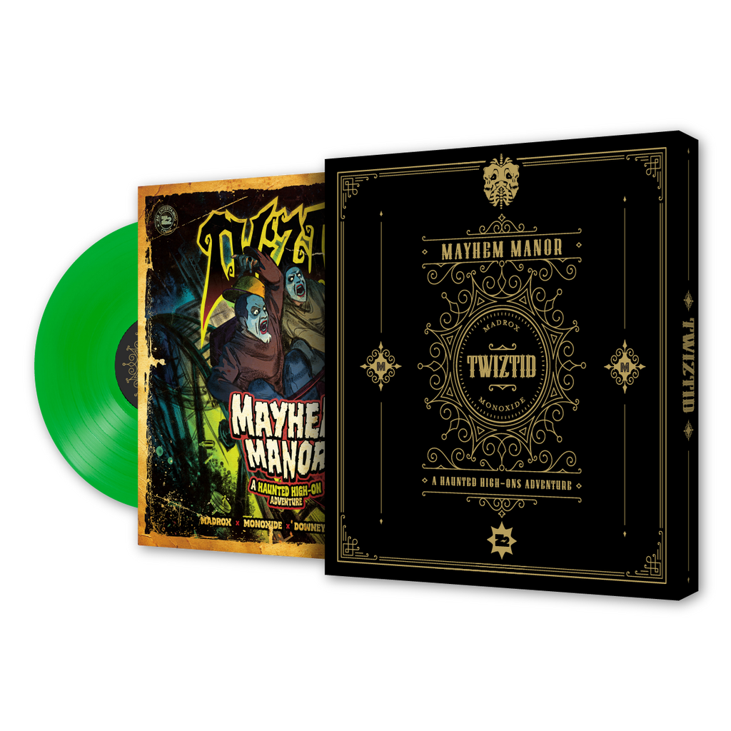 TWIZTID 'HAUNTED HIGH-ONS' LP (Green Vinyl) + TWIZTID: MAYHEM MANOR - GRAPHIC NOVEL
