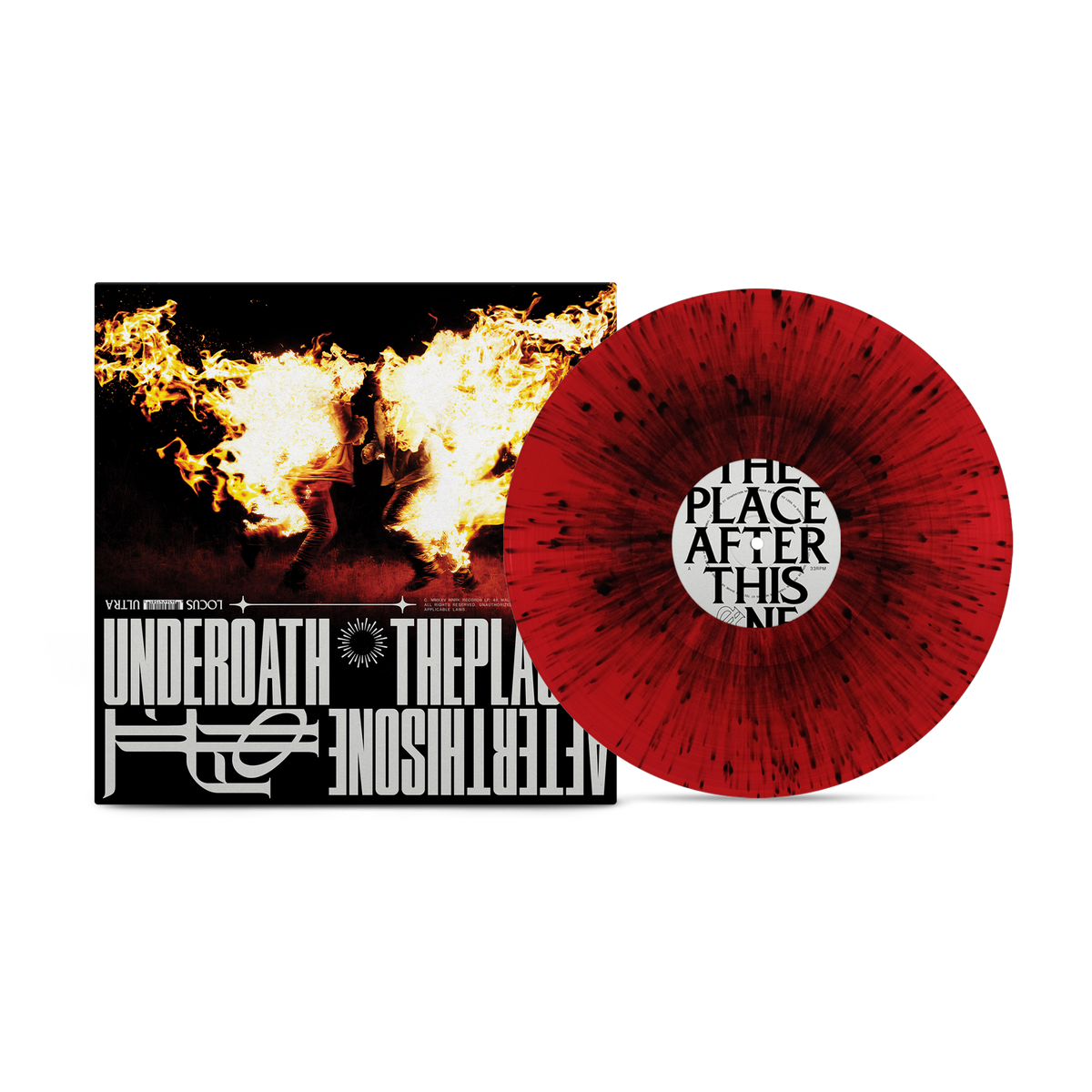 UNDEROATH ‘THE PLACE AFTER THIS ONE’ LP (Limited Edition – Only 300 Made, Translucent Red w/ Black Splatter Vinyl)
