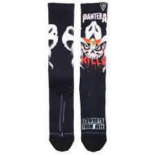 PANTERA 'COWBOYS FROM HELL' DYE SUBLIMATION CREW SOCKS