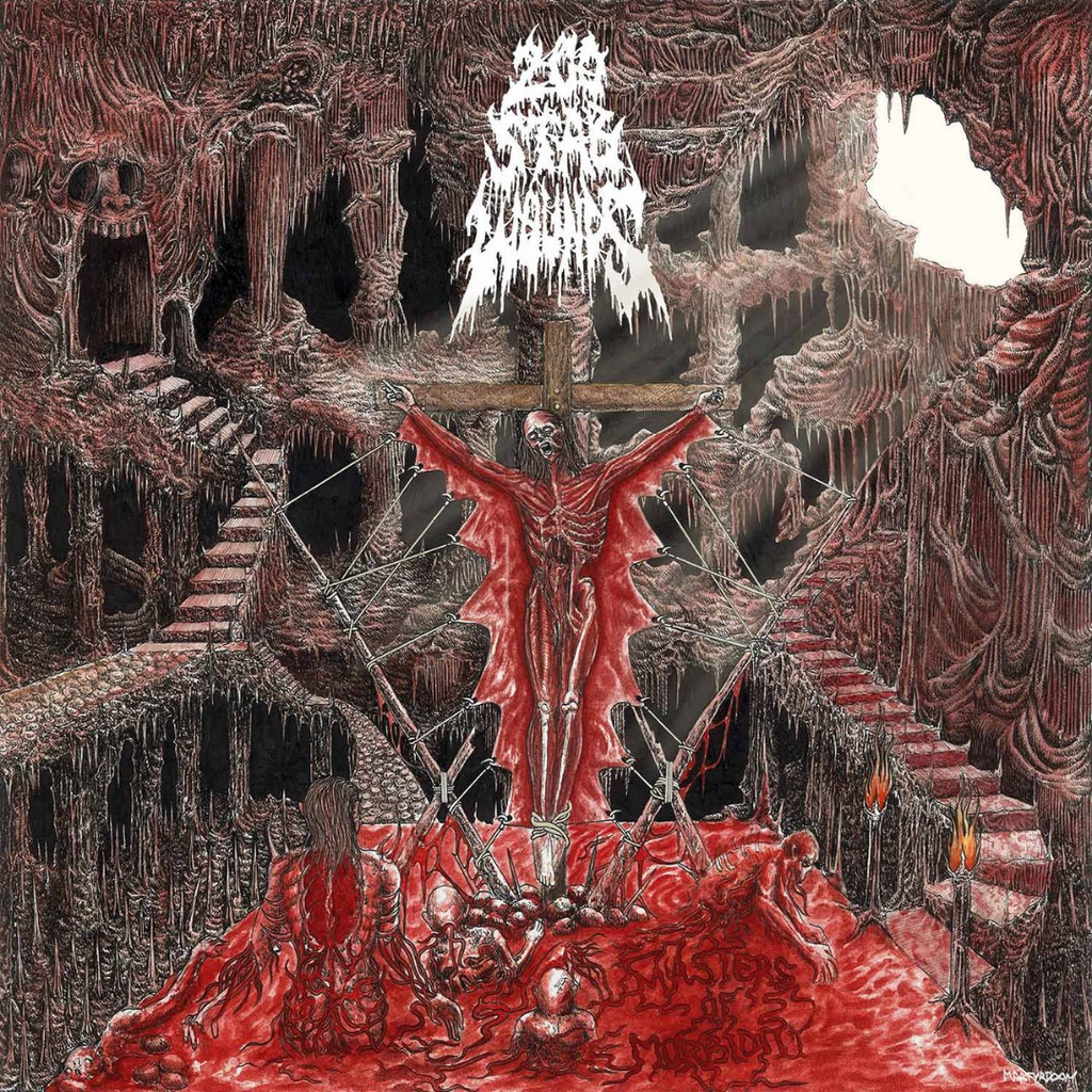 200 STAB WOUNDS 'MASTERS OF MORBIDITY' 7" EP (Blood Red Vinyl)