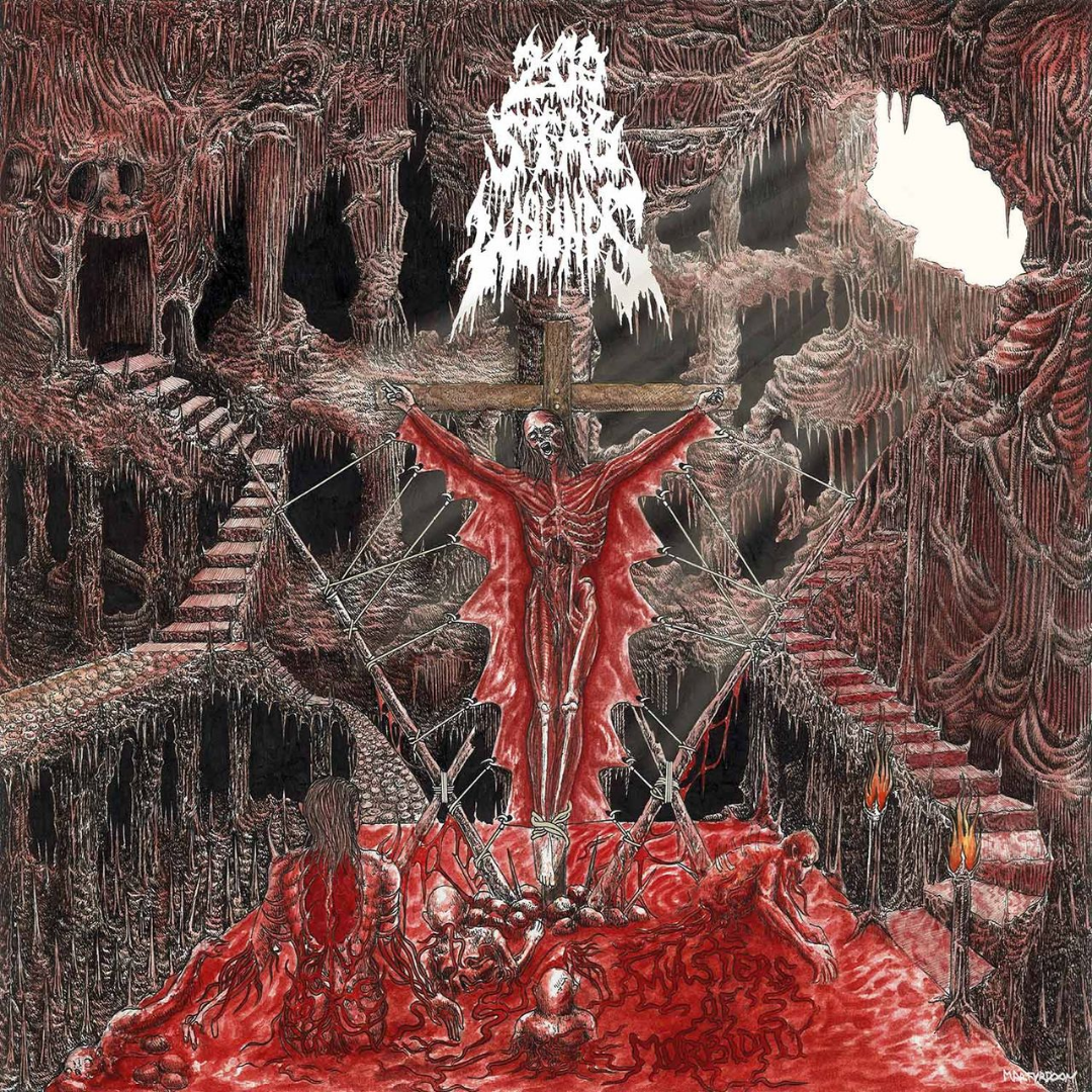 200 STAB WOUNDS 'MASTERS OF MORBIDITY' 7" EP (Blood Red Vinyl)