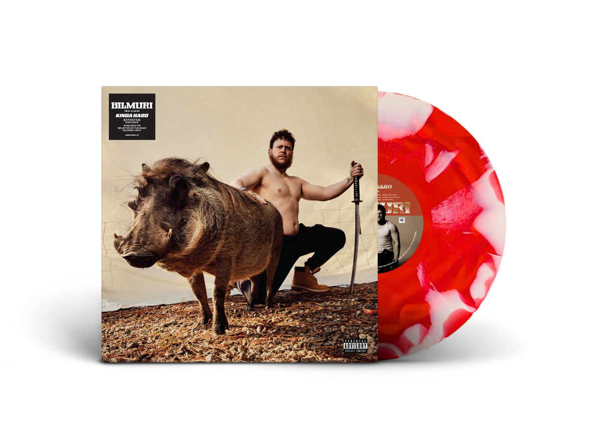 BILMURI ‘KINDA HARD’ LP (Exclusive – Limited to 500, Red & White Blotched Splatter Vinyl)