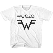 WEEZER - AND W LOGO YOUTH SHIRT