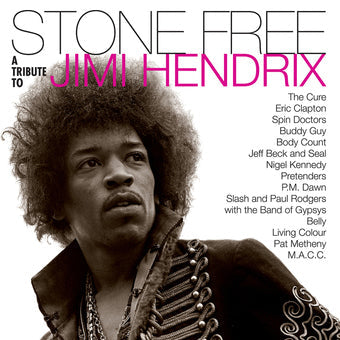 JIMI HENDRIX 'STONE FREE: JIMI HENDRIX TRIBUTE' LP (Clear & Black Vinyl)