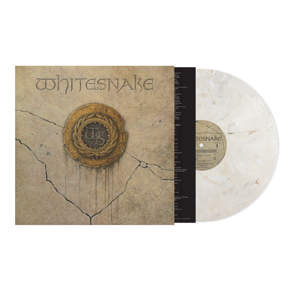 WHITESNAKE ‘WHITESNAKE’ LP (Exclusive – Limited to 500, Stone Marble Vinyl)