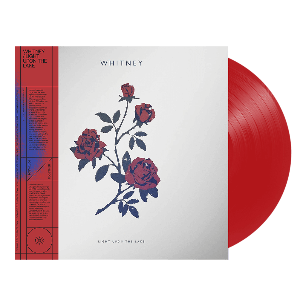 WHITNEY 'LIGHT UPON THE LAKE' (Secretly 25th Anniversary Red Vinyl)