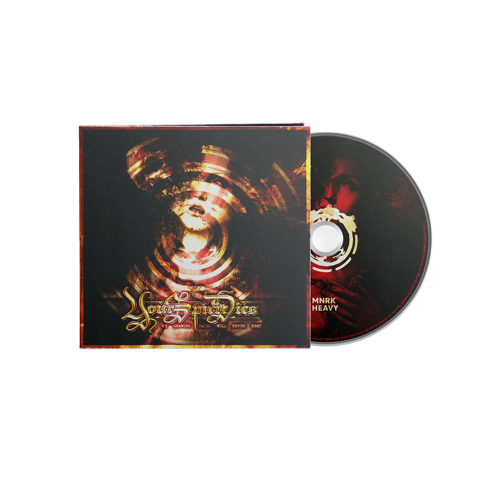 YOUR SPIRIT DIES 'MY GNAWING PAINS WILL NEVER REST' CD