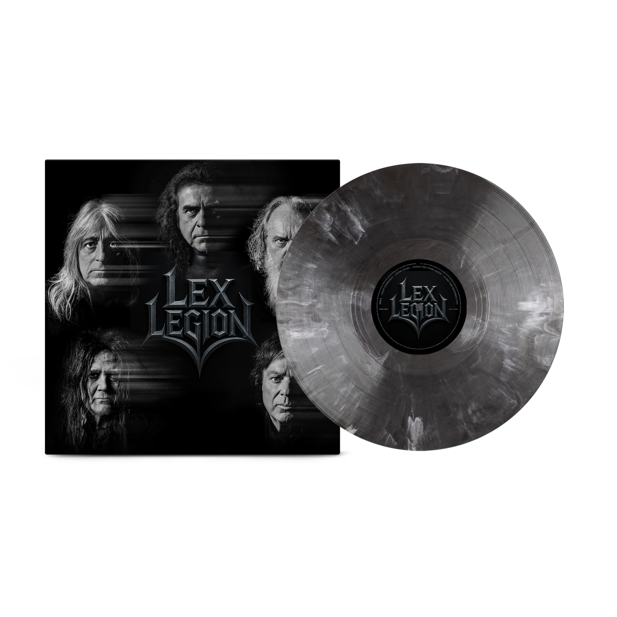 LEX LEGION 'LEX LEGION' LP (Silver Black Ice Vinyl)