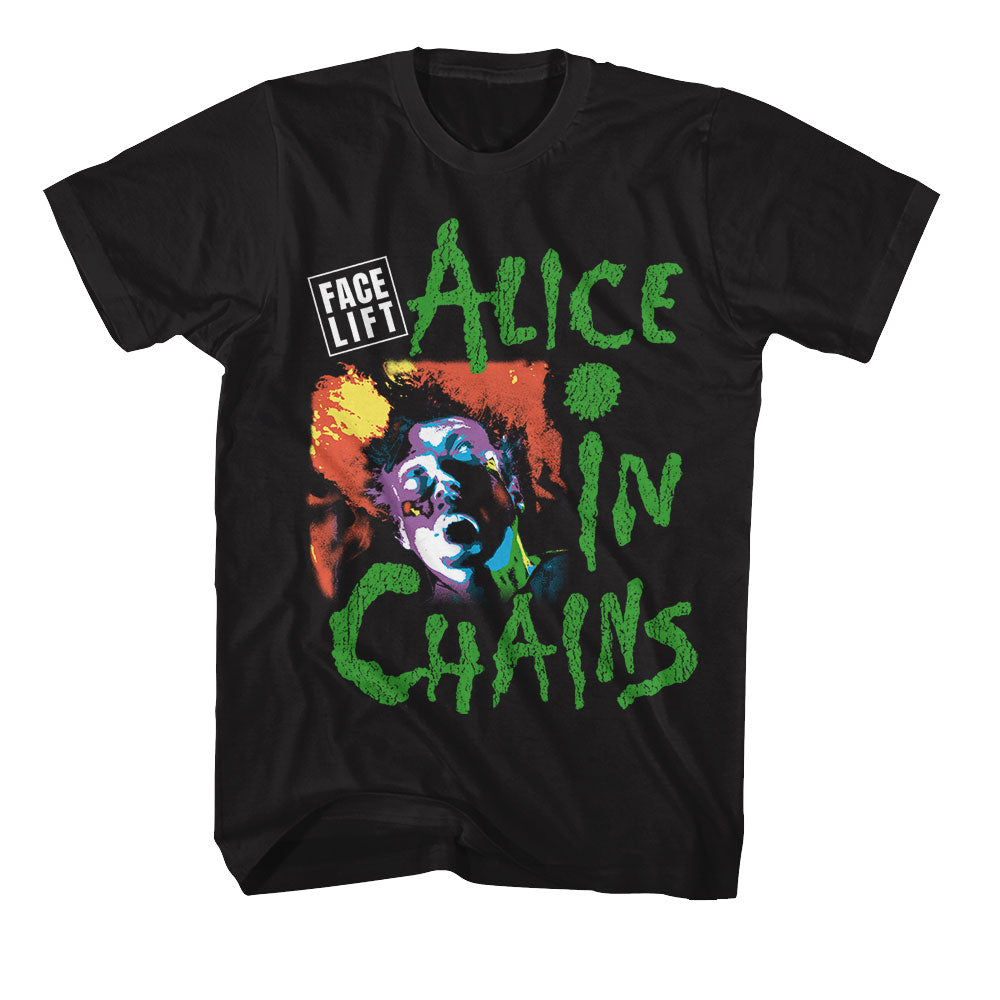Alice in Chains Facelift Tour 91 T Shirt Front