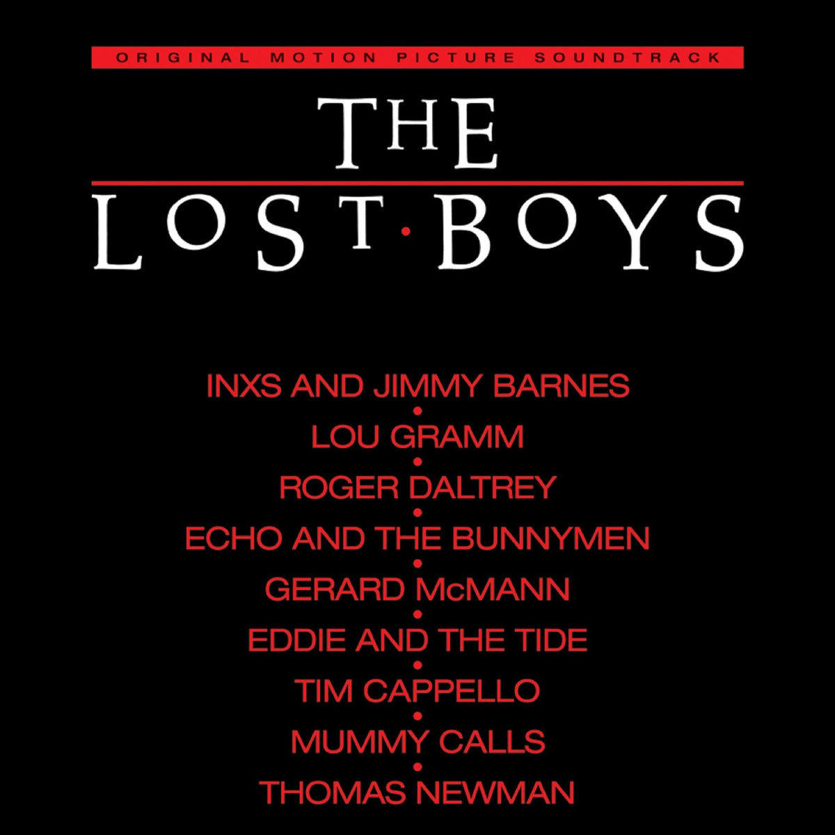 THE LOST BOYS SOUNDTRACK LP (Limited, Silver Vinyl)