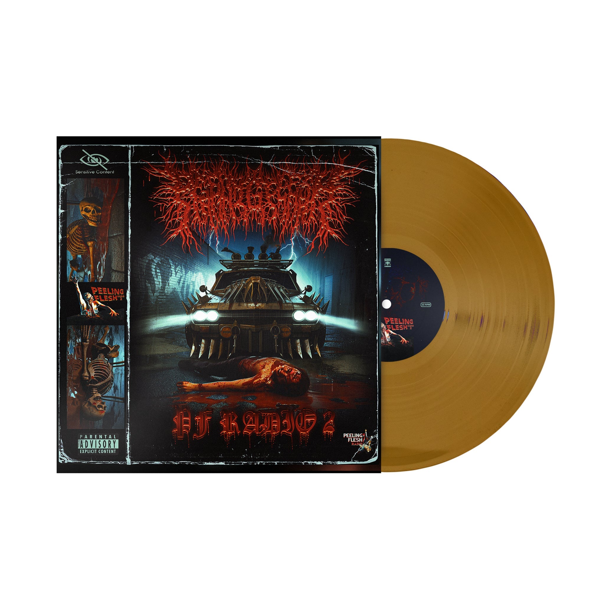 PEELINGFLESH 'PF RADIO 2' LP (Gold Vinyl)