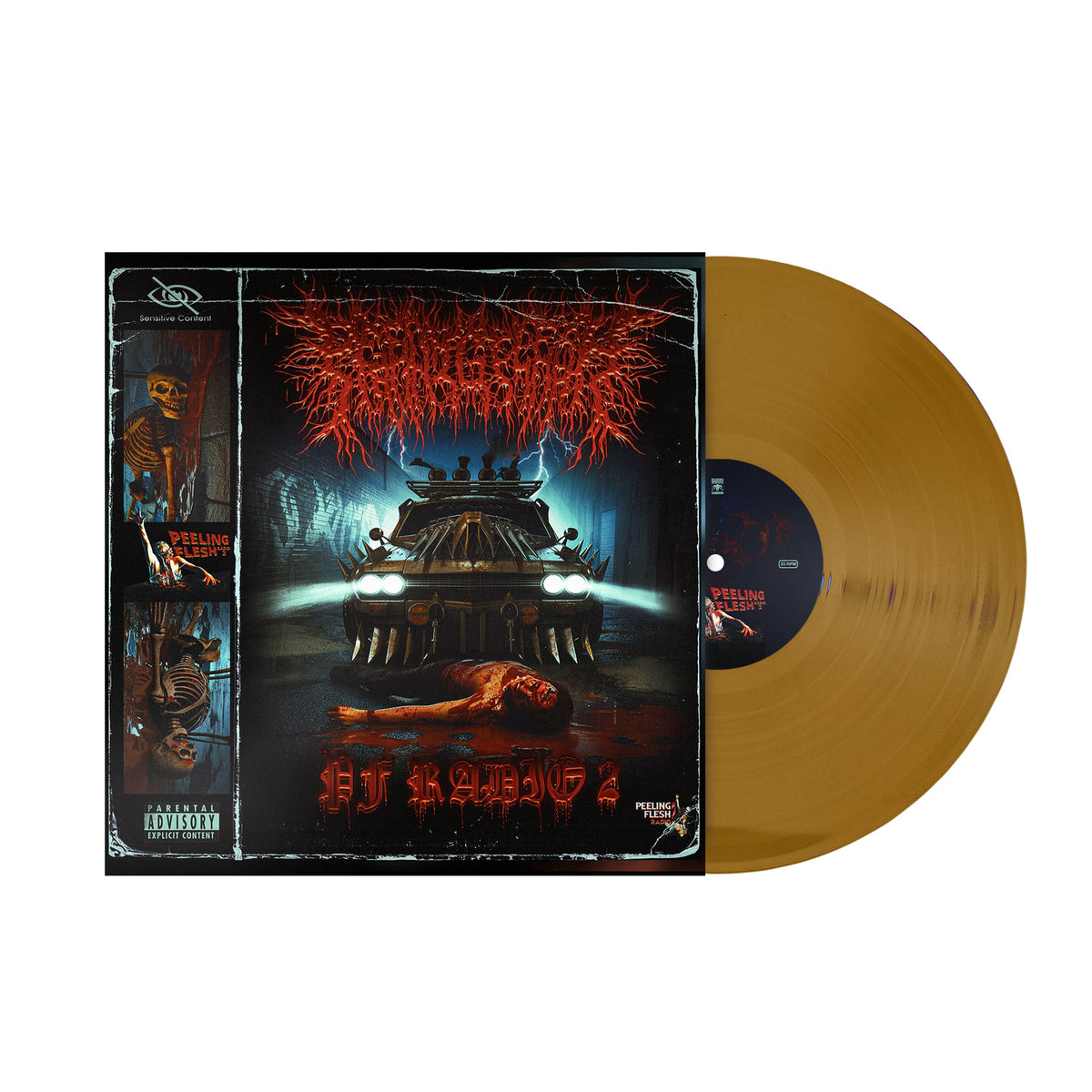 PEELINGFLESH 'PF RADIO 2' LP (Gold Vinyl)